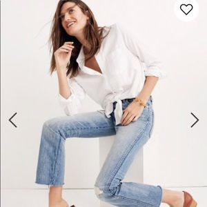 Madewell Rigid Demi-Boot Crop Rowes